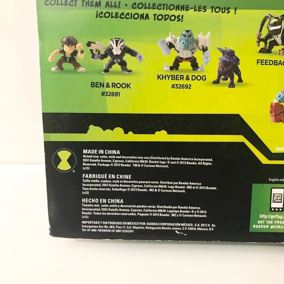 2013 Ben 10 Omniverse Ben and Rook Mini Figures  Bandai Cartoon Network - Picture 10 of 16